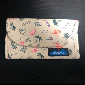 Kavu Big Spender Tri-Fold Wallet Canvas Travel